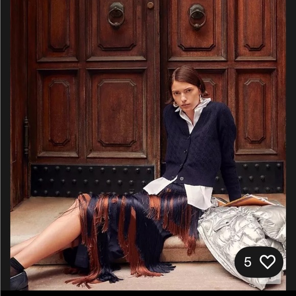 J. Crew Dresses & Skirts - NWT J.Crew Collection Multicolored Fringe Skirt